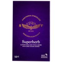 Soaring Free Superherb Raw Chocolate Zero Added Sugar